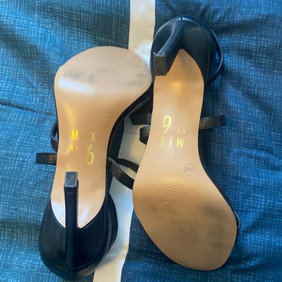 Mix No. 6 Black Mardelle Heels - Size 8 - Picture 4 of 4